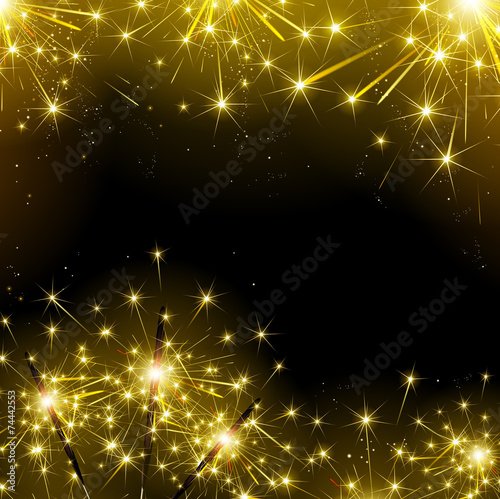 sparklers and fireworks