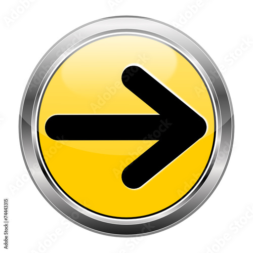 Button Pfeil gelb  #141209-svg32