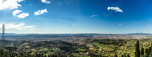 Amazing view of Firenze from Fiesole photo