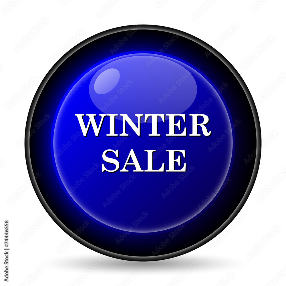 Winter sale icon