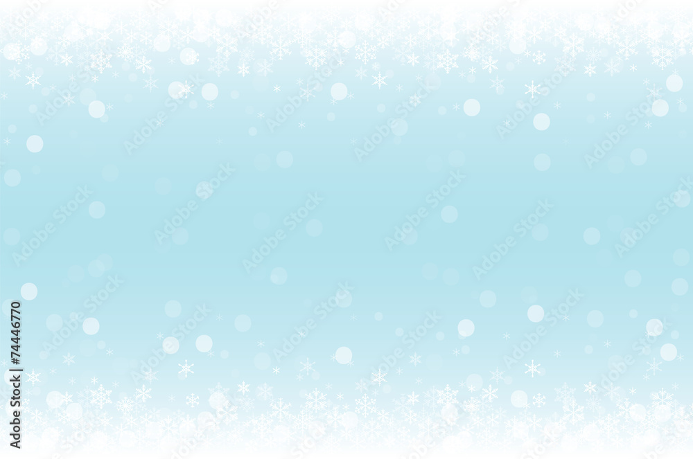 background of snowflakes