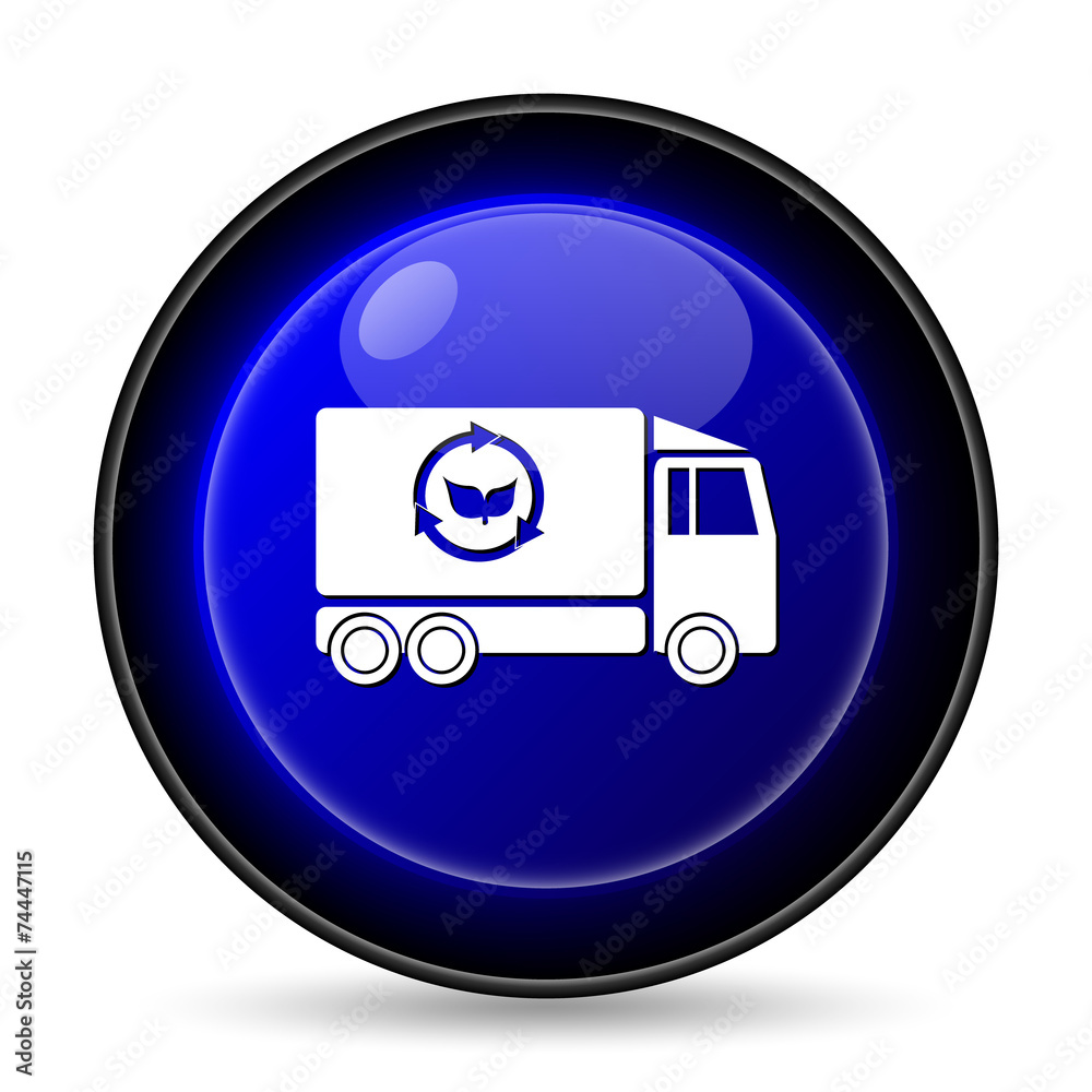 Eco truck icon