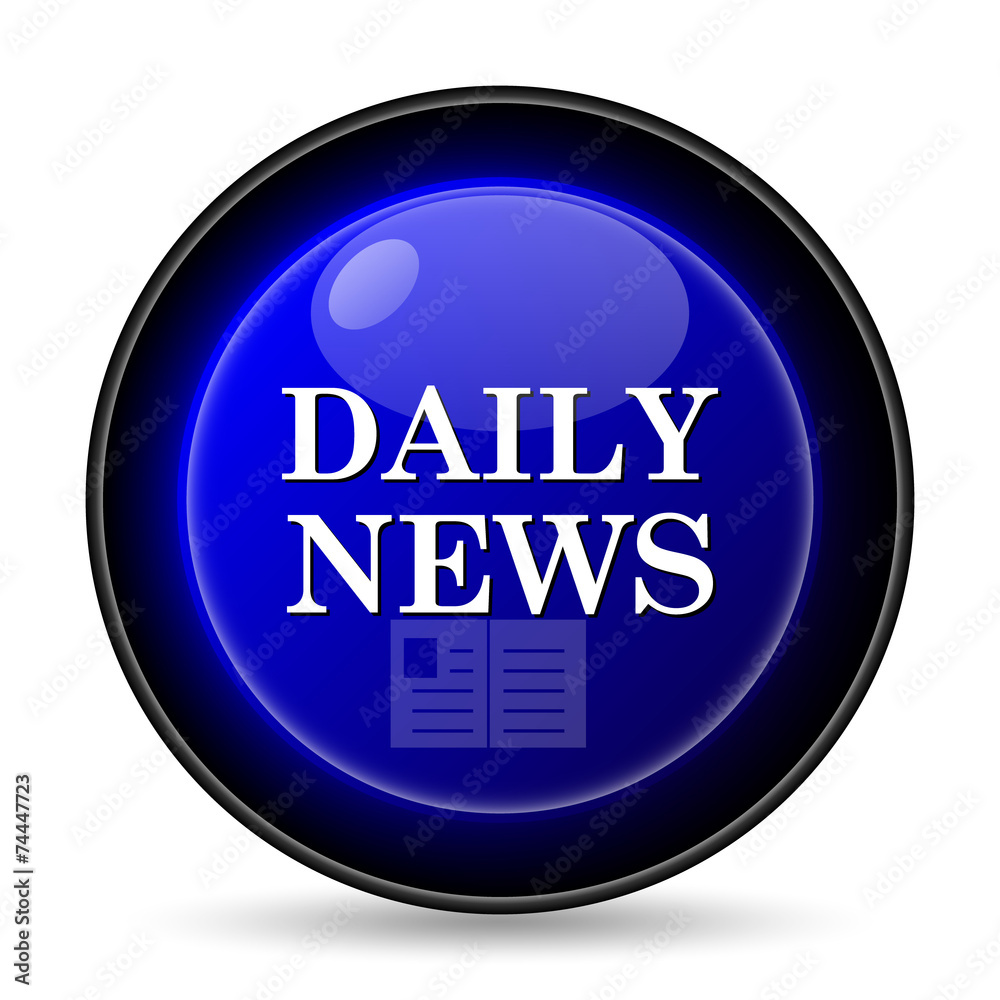 Fototapeta premium Daily news icon