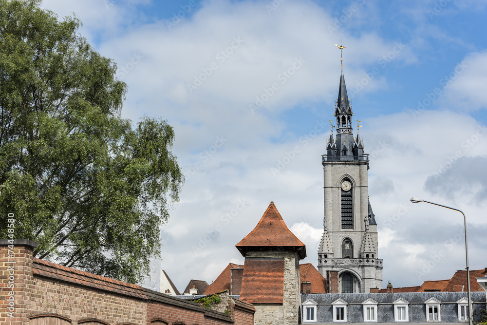 The belfry of Tournai, Belgium.