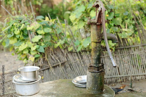 Old water pump. Patihani-Nepal. 0794 photo