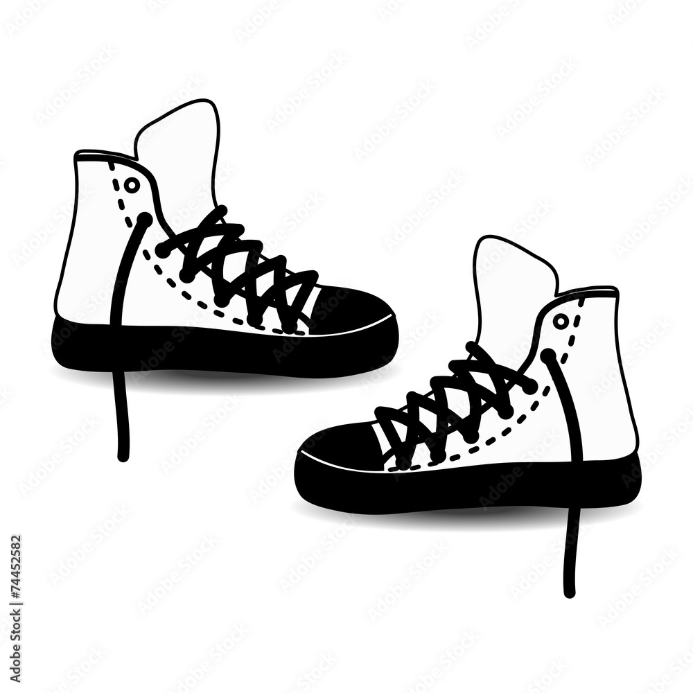 gumshoes vector