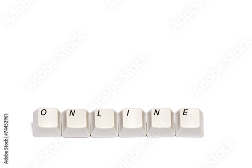 word from computer keypad buttons online