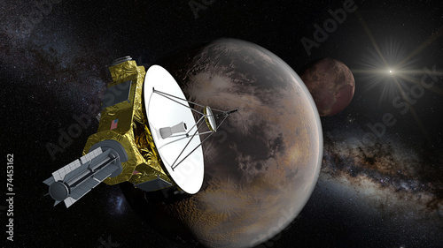 Fototapeta Naklejka Na Ścianę i Meble -  New Horizons - Pluto and Charon