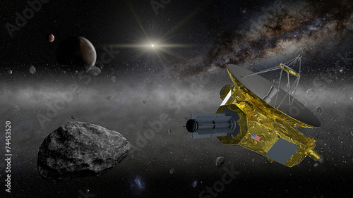 New Horizons space probe in the Kuiper belt photo