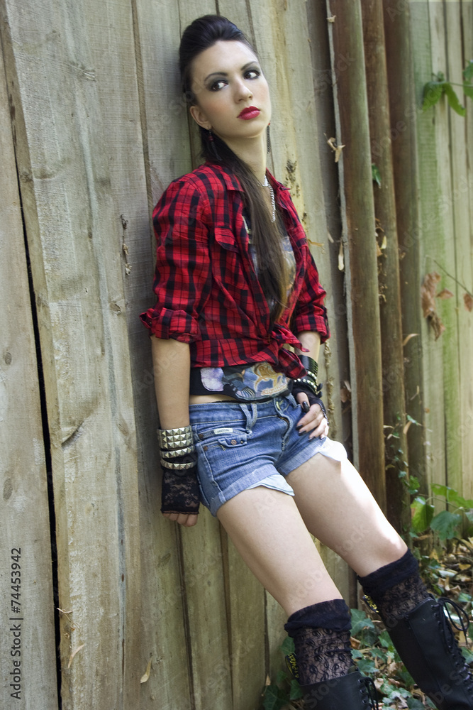 Fototapeta premium Punk and rock style