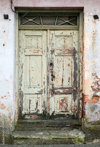 Wooden old fashion vintage door