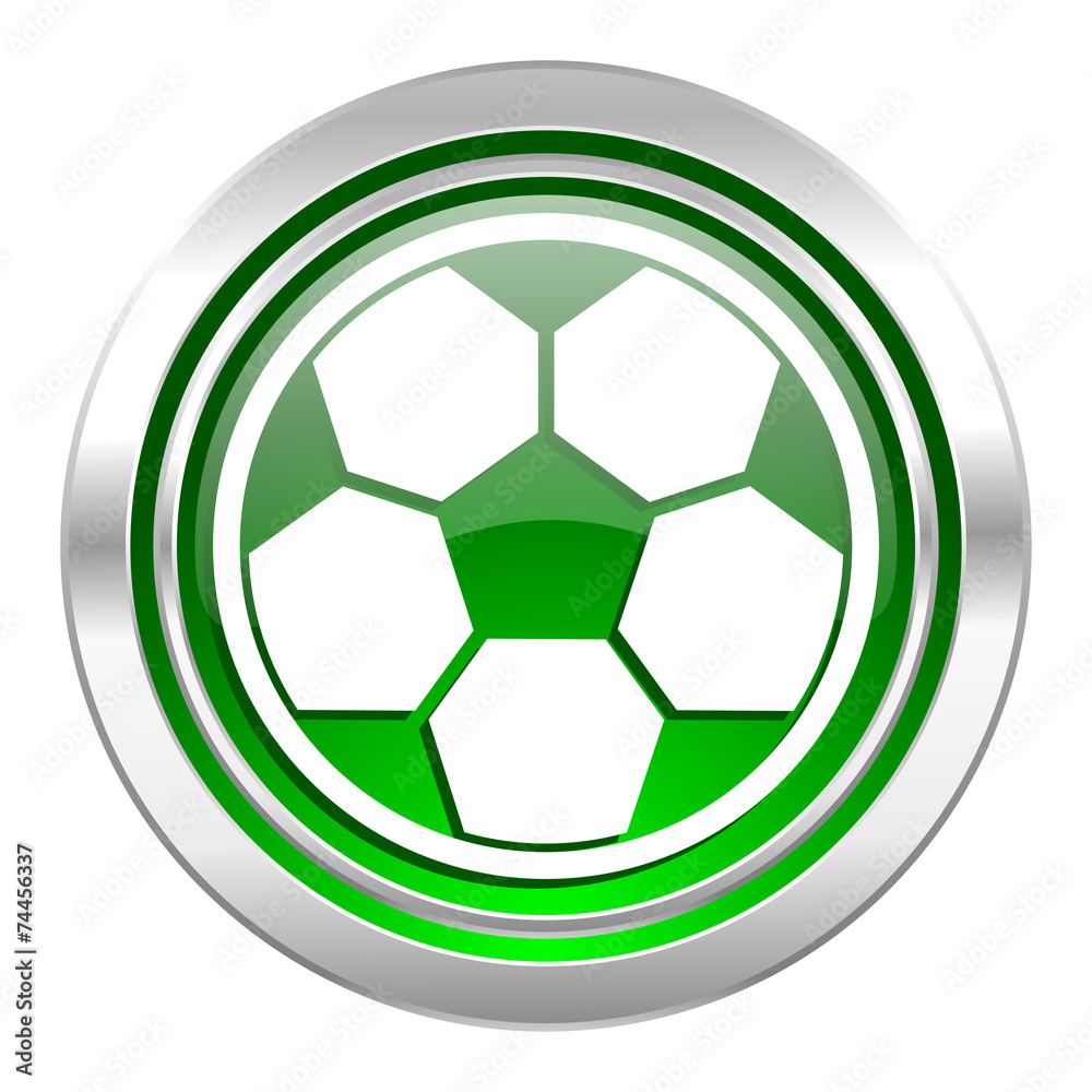 soccer icon, green button, football sign soccer icon, green button, football sign