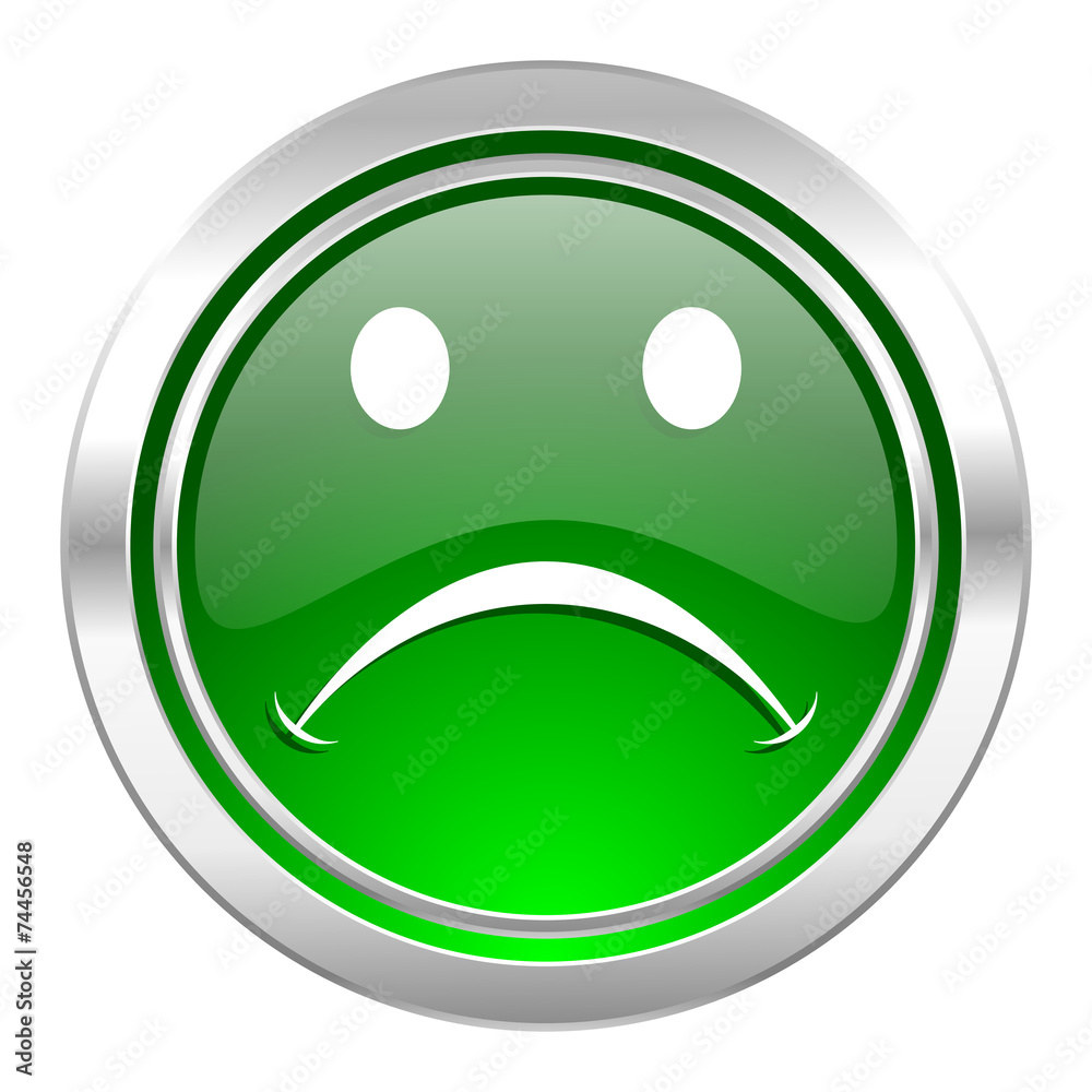 Fototapeta premium cry icon, green button