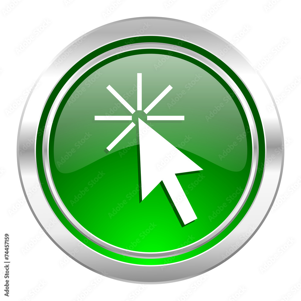 click here icon, green button click here icon, green button
