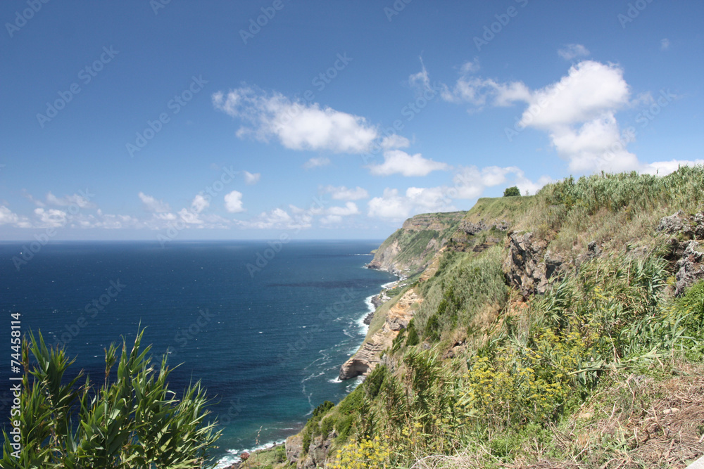 Açores - Sao Miguel - falaise de Relva