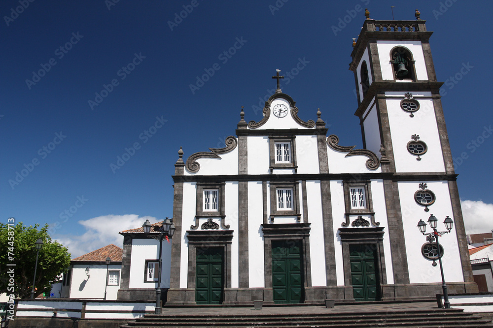 Açores - Sao Miguel - Eglise à Ribeira Grande