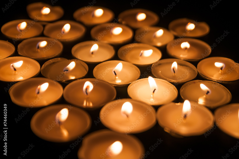 Small Candles in the dark