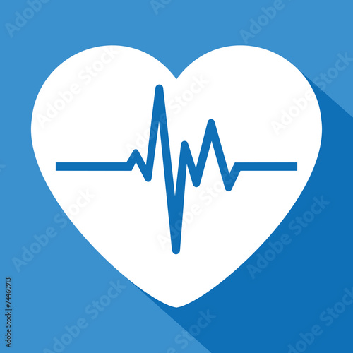 Logo électrocardiogramme.