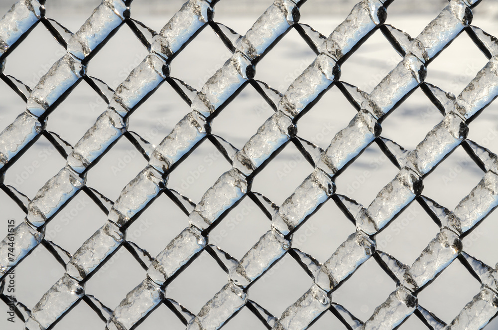 Fototapeta premium Freezing rain