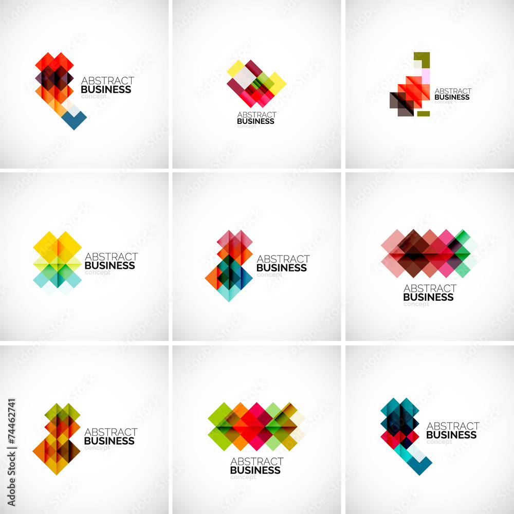 Company vector logo branding elements