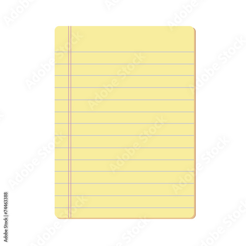 blank notepad vector