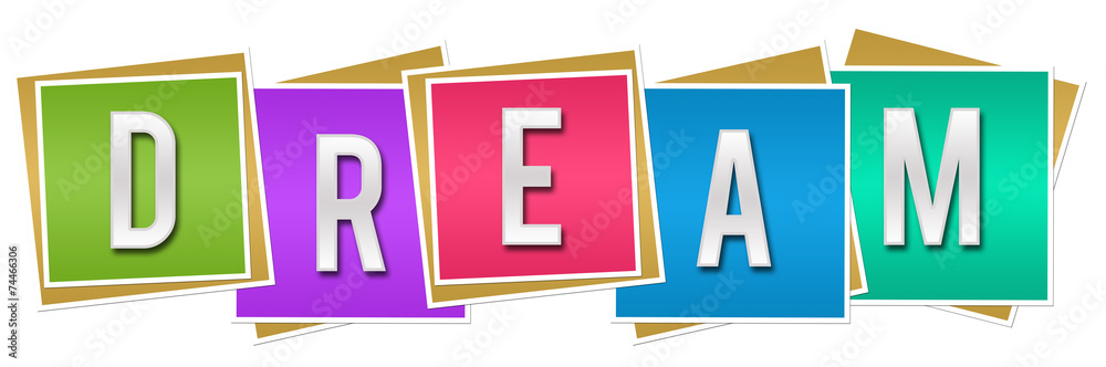 Fototapeta premium Dream Colorful Blocks