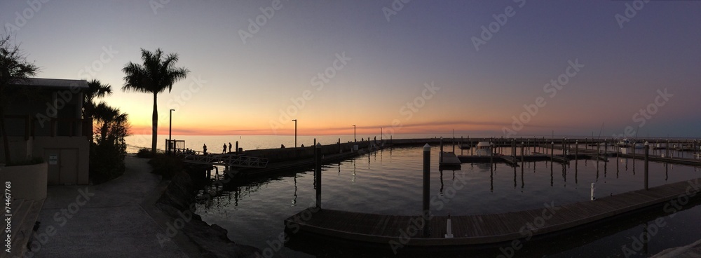Fototapeta premium Backwater Florida marina