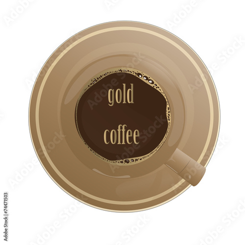 Gold coffee