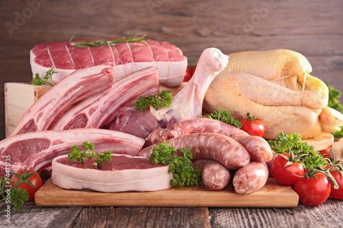 raw meat