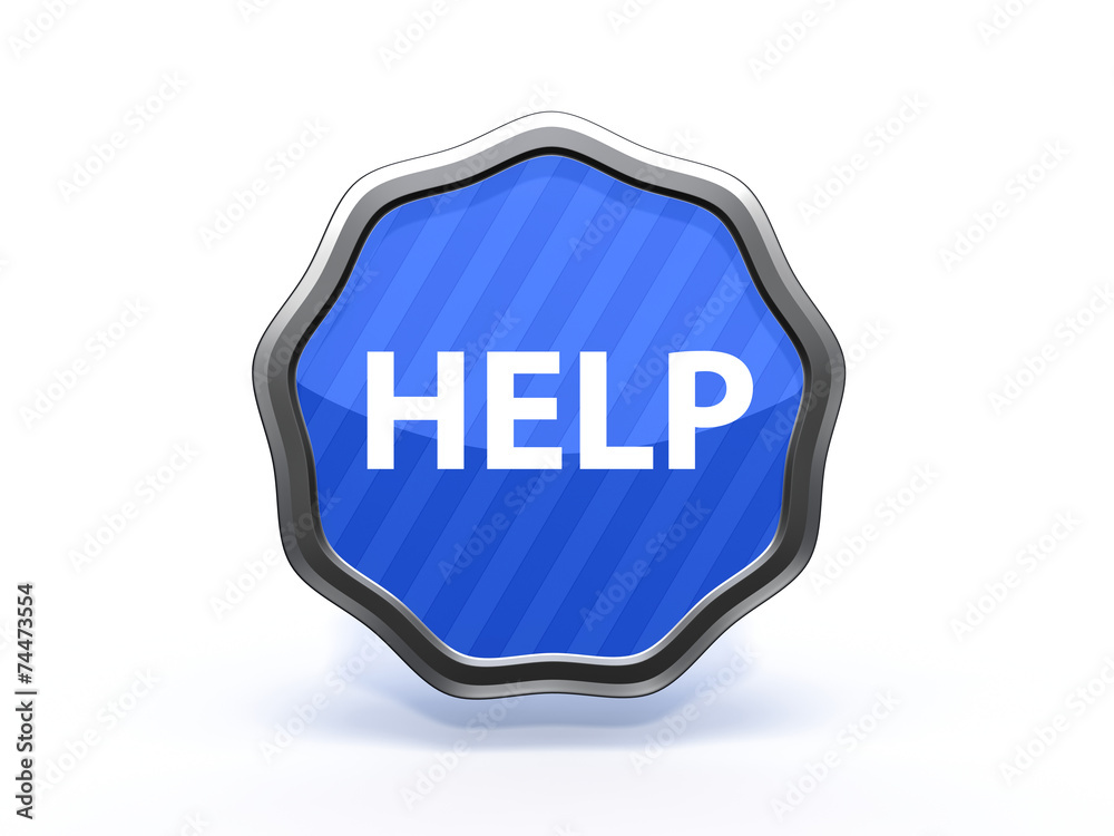 help star icon on white background help star icon on white background