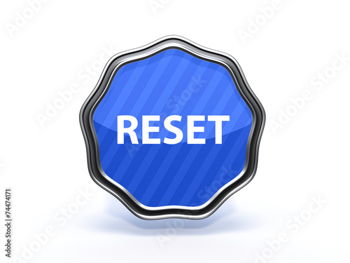 Obraz na płótnie reset star icon on white background