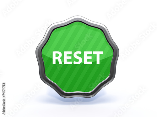 Obraz na płótnie reset star icon on white background