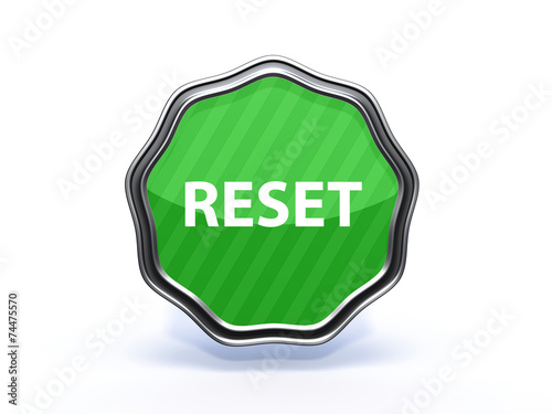 Obraz na płótnie reset star icon on white background