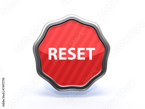 Obraz na płótnie reset star icon on white background
