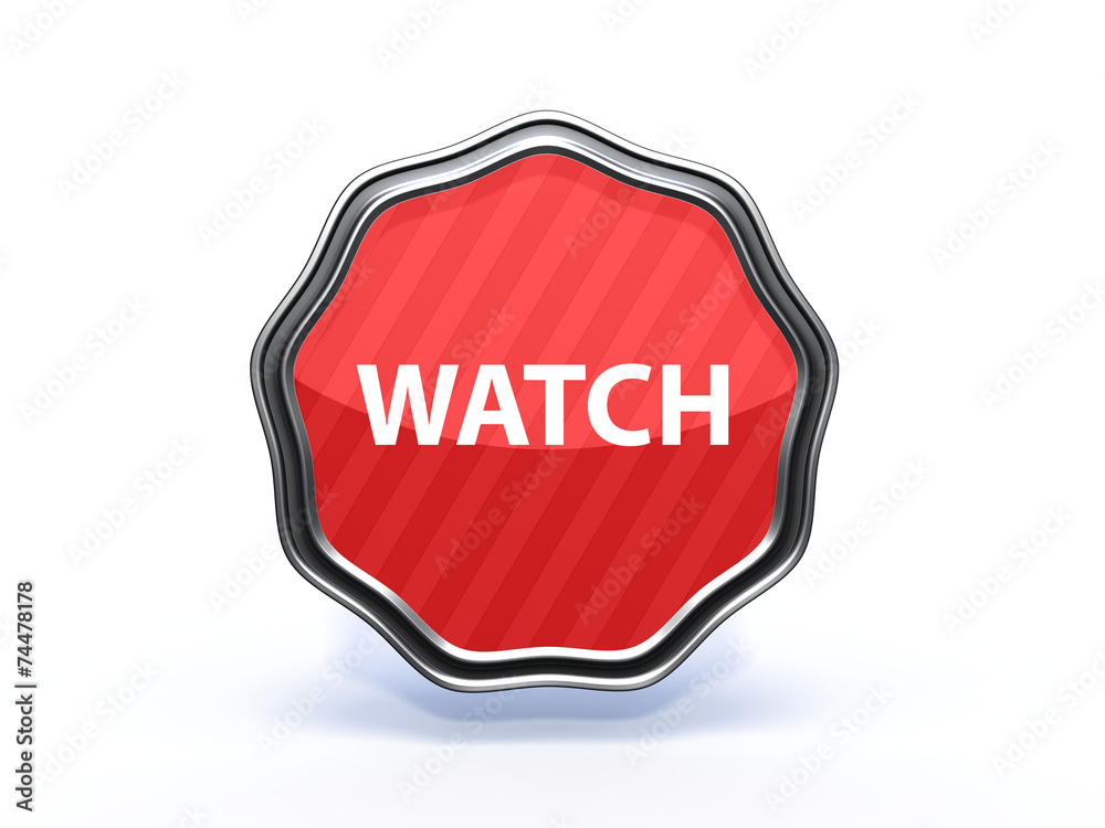 watch star icon on white background watch star icon on white background