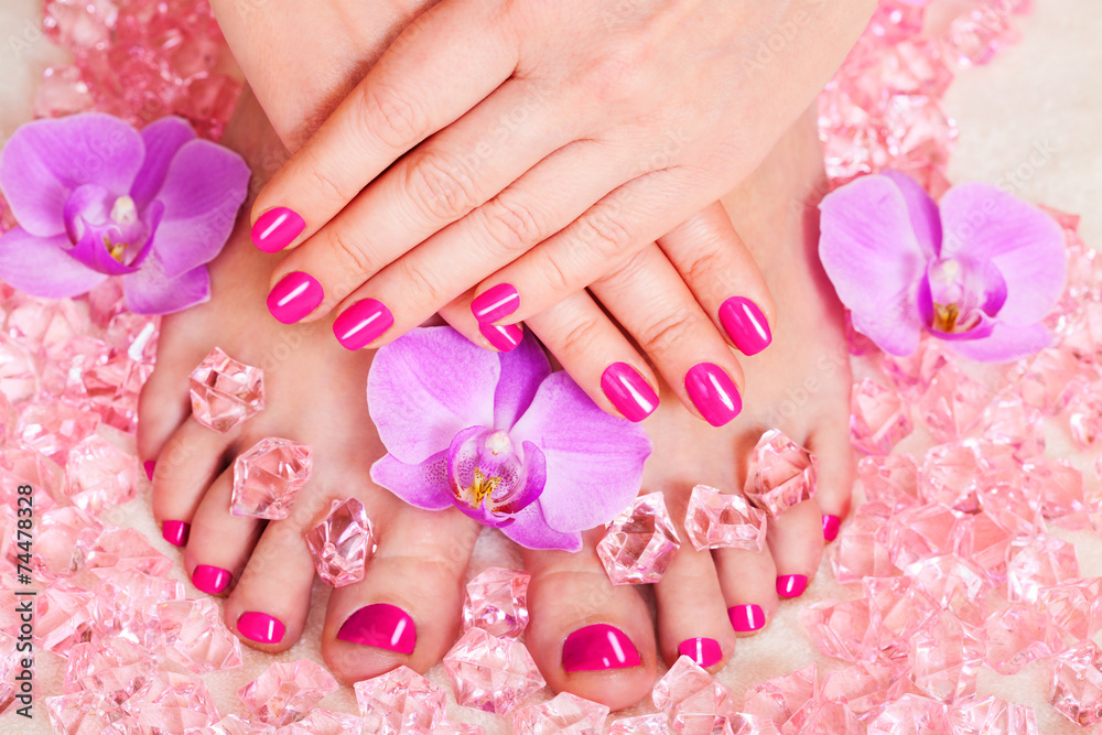 manicure and pedicure