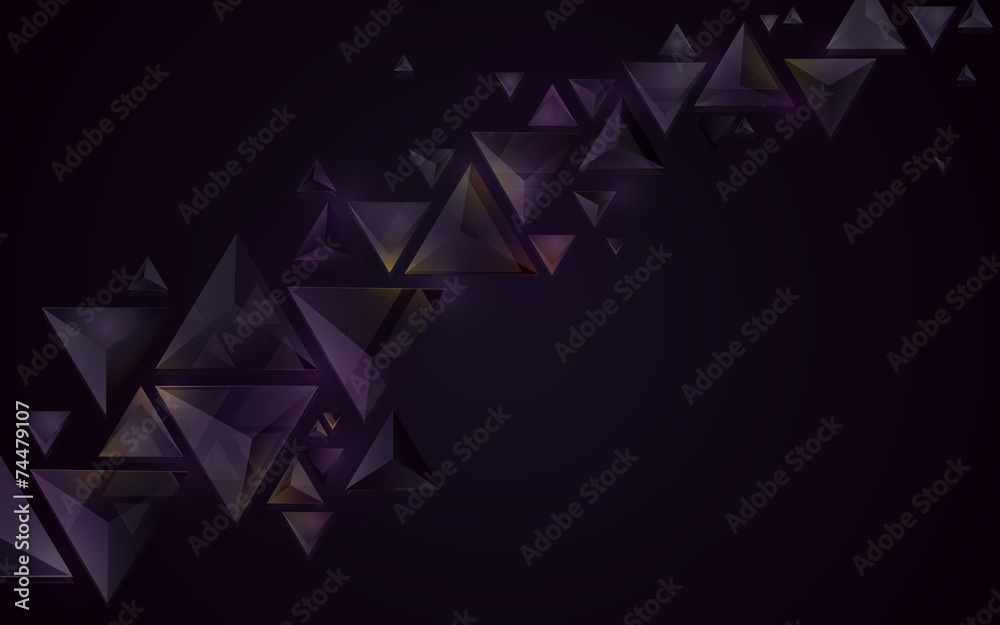 Abstract geometric crystal background Abstract geometric crystal background