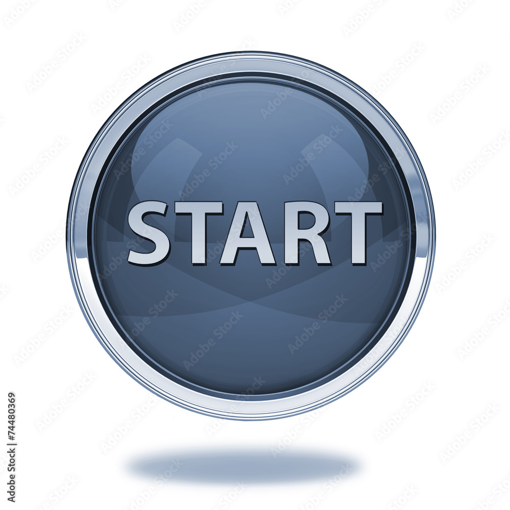 start pointer icon on white background start pointer icon on white background