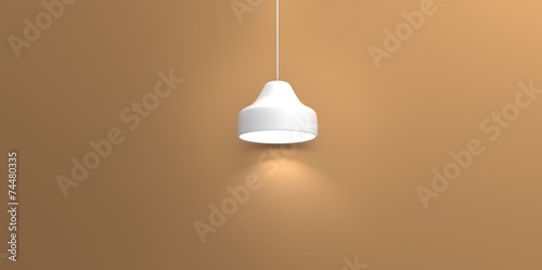 hanging white lamp