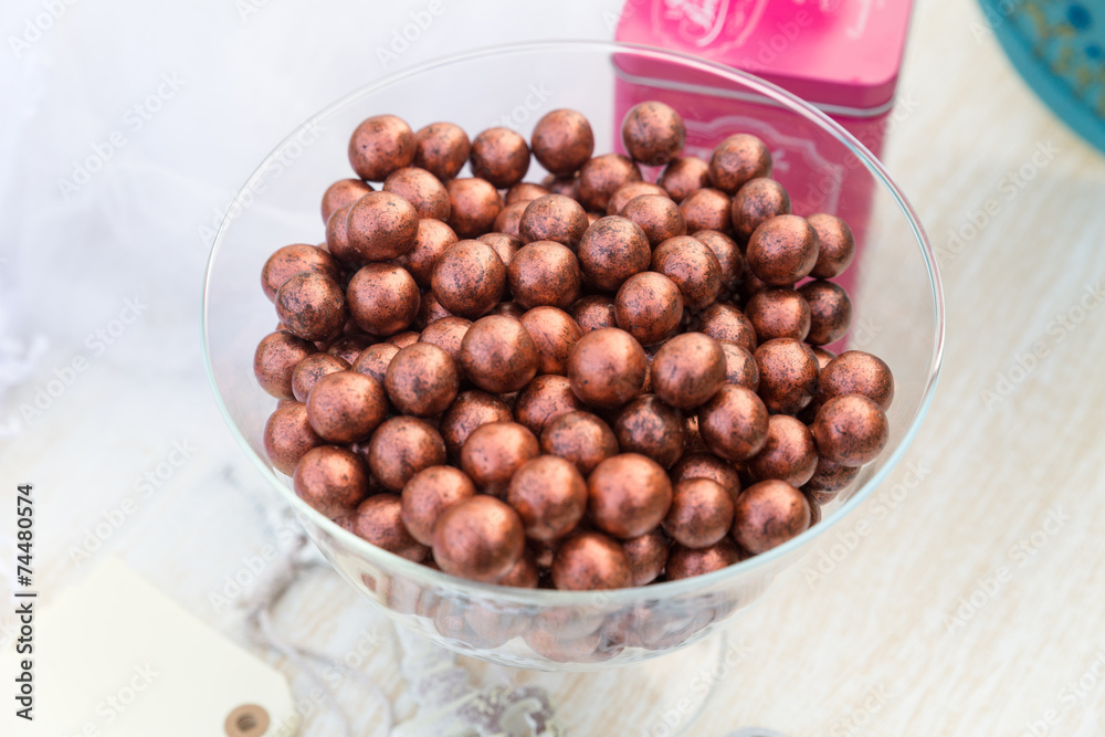 Obraz premium Bronze candy for a wedding