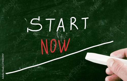 start now concept