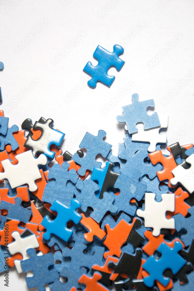 Naklejka premium Puzzle
