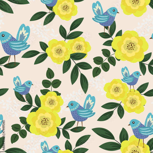 Floral seamless pattern