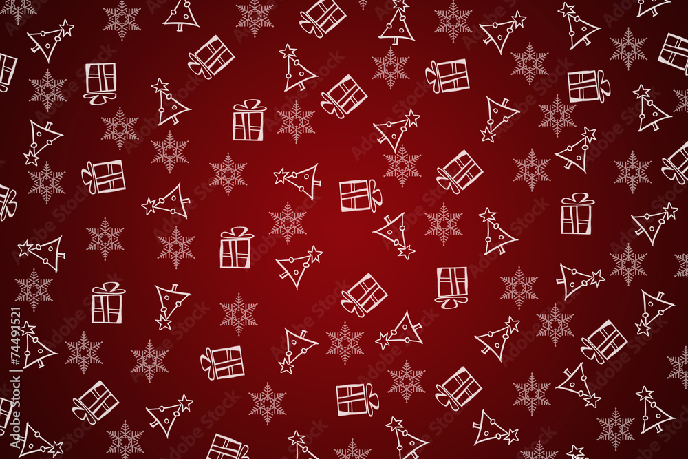 Naklejka premium xmas background