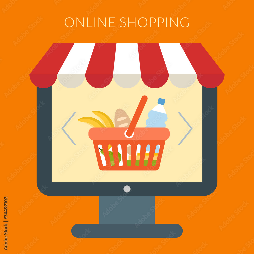 Online shopping concept Online shopping concept