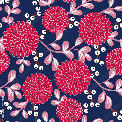 Botanical seamless pattern