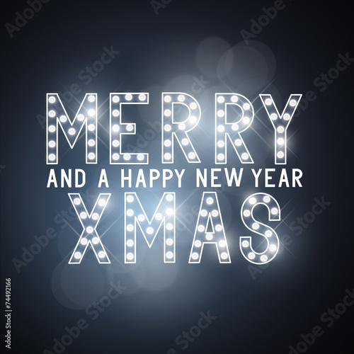Merry Christmas Message Sign