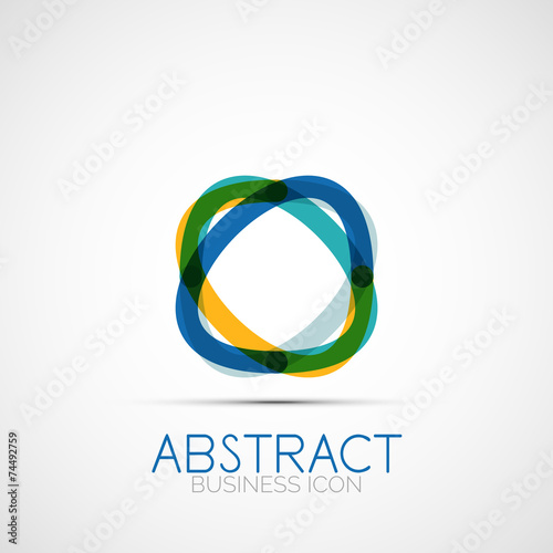 Line design loop logo Free Download Line design loop logo - GFXLoad