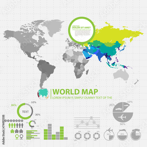 map infographic