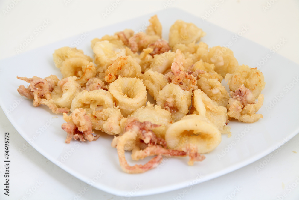 Deep Fried Calamari (Squid) Rings Deep Fried Calamari (Squid) Rings